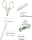 High Quality Baby Manicure Pedicure Kit Nail Clipper Scissor Tweezer File Bear Nasal Aspirator for Newborn Infant Toddler Mint Green